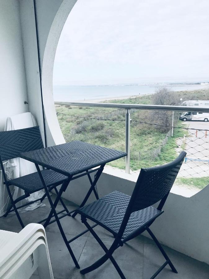 AS18656 - Grand studio vue mer, direct sur plage avec parking privé Le Grau-du-Roi Esterno foto